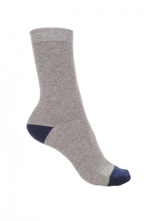 Cashmere & Elastane accessories socks frontibus grey marl dress blue 3 5 35 38 